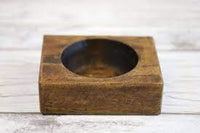 One Hole Wood Cheese Mold