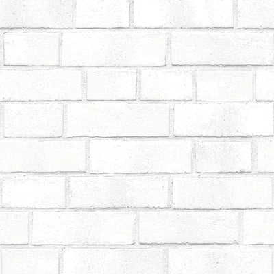 White Brick Peel & Stick Wallpaper