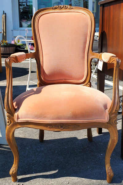 Peach Upholstered Chair