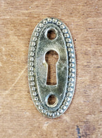 Vintage Brass Keyhole Cover