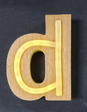 Wood & Neon Letter