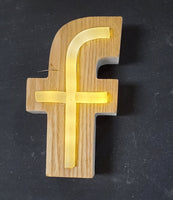 Wood & Neon Letter