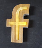 Wood & Neon Letter