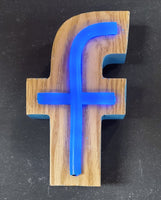 Wood & Neon Letter