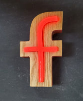 Wood & Neon Letter