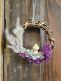 Mini Wood Mushroom Wreath