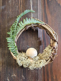 Mini Wood Mushroom Wreath