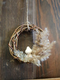 Mini Wood Mushroom Wreath