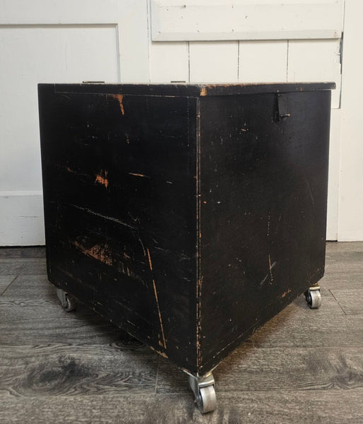 Black Wheeled Storage Box