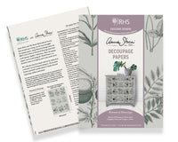 Annie Sloan Decoupage Paper - Botanical Drawings