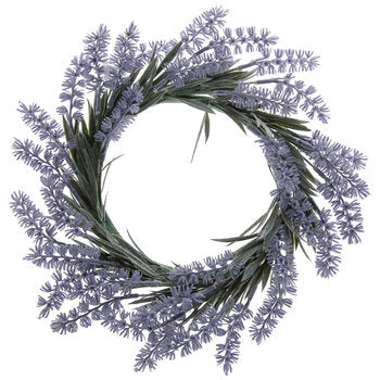 Faux Lavender Wreath