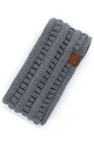 Chunky Knit Ribbed Sherpa Lined Headband