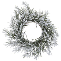 Mini Flocked Rosemary Wreath