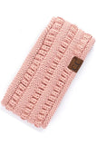 Chunky Knit Ribbed Sherpa Lined Headband