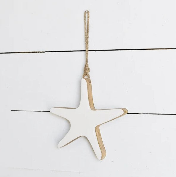 White Enamel Starfish
