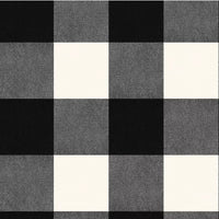 Black & White Buffalo Check Peel & Stick Wallpaper