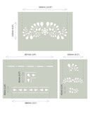 Faux Bone Inlay Stencil