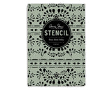 Faux Bone Inlay Stencil