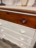 Old White Wood Dresser