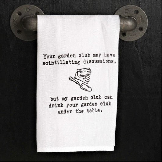 "Your Garden Club" Tea Towel