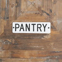 Cast Iron "PANTRY" Sign