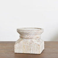 4" Chunky Pillar Candle Holder