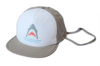 Grey Shark Bite Trucker Hat - Toddler