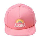 Pink Aloha Rainbow Trucker Hat - Infant