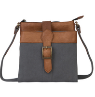 Intermix Canvas Crossbody - Ash