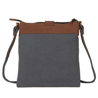 Intermix Canvas Crossbody - Ash