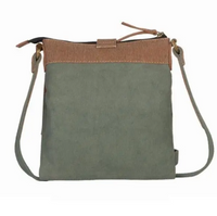 Intermix Canvas Crossbody - Fern