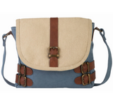 Jules Buckled Up Canvas Messenger Bag