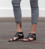 BED STU Soto Black Rustic Sandal